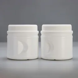 Customization Label Black Portable plastic protein powder container with lid