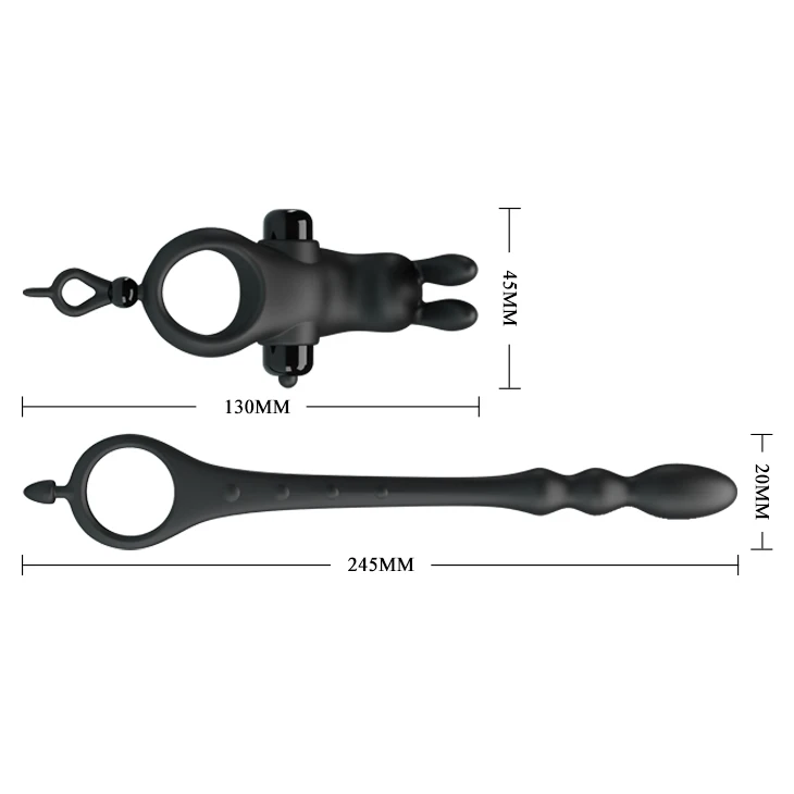 Top quality male silicone penis lock cock ring ball stretcher BDSM erection ejaculation sex toy for man
