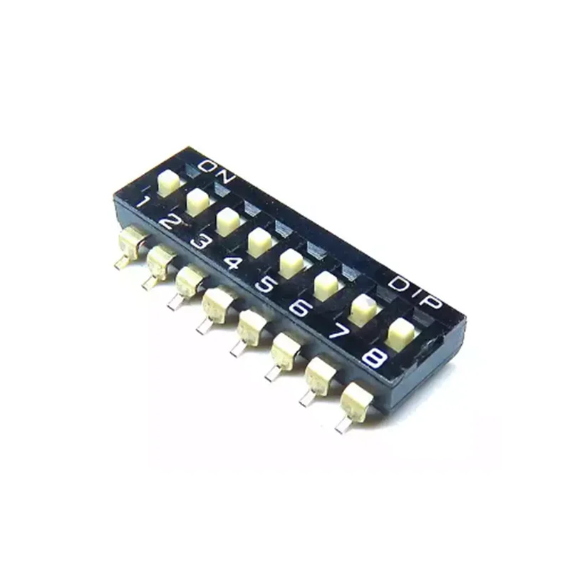 YXS технологии интегральные схемы переключатель 2,54 мм-8 P 8 бит лапками углублением SOP-16 KM-08 8 Pin тумблер