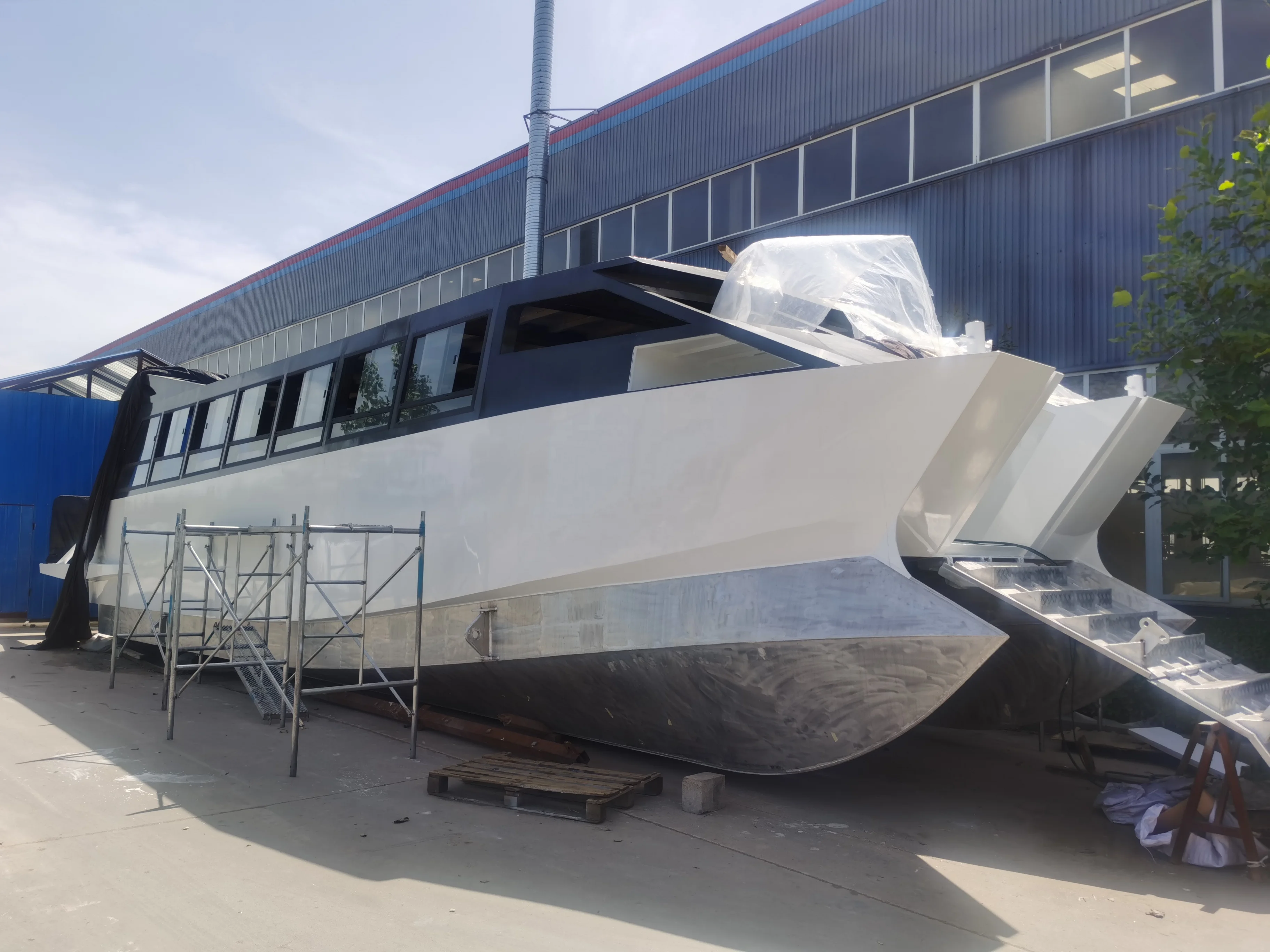 Gospel Boat passenger boat Aluminum catamaran hull ferry ships for tourist