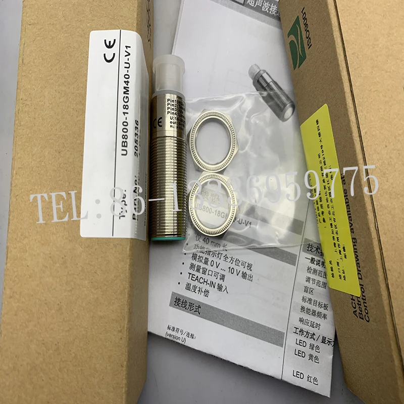 Quality assurance of proximity switch UB800-18GM40-U-V1 UB800-18GM40-I-V1 all-new Ultrasonic sensor proximity switch