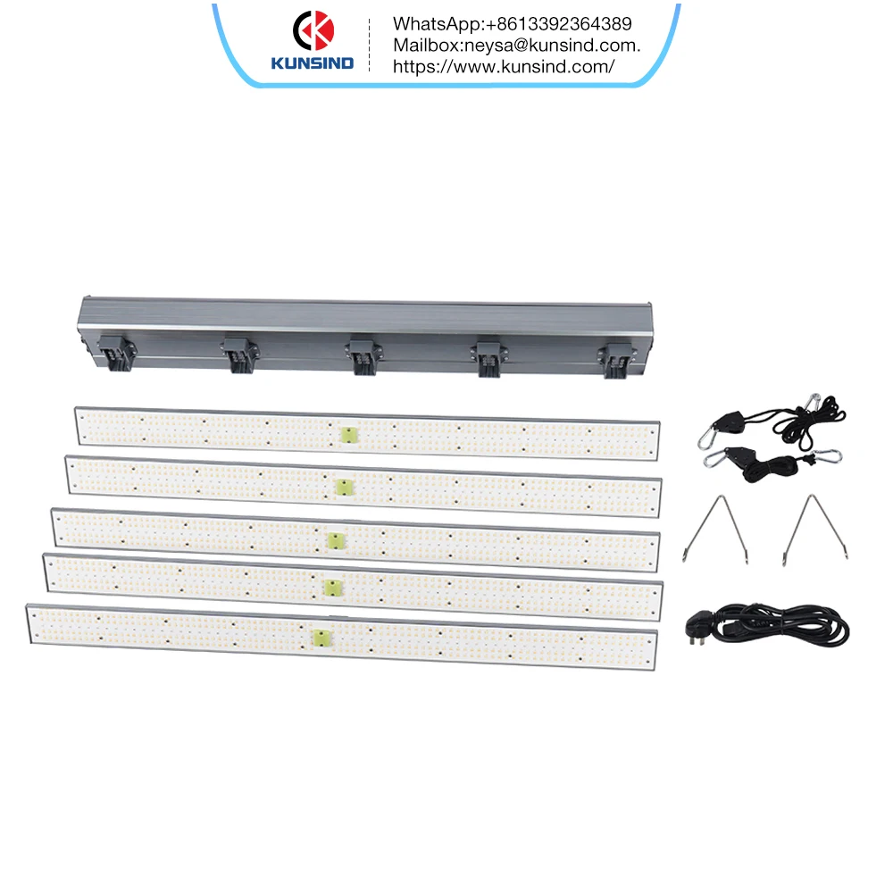 600w 800w led grow light dimming led grow lamp 8 bars lm301b IR UV Full Spectrum LED Grow Light bar