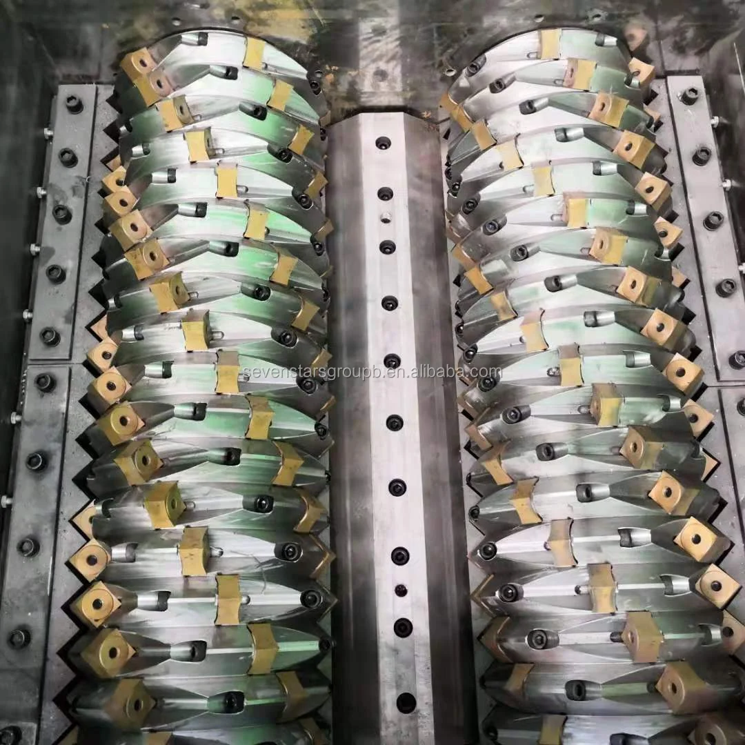 High productivity PP PE films and jumbo bag shredder shredding machine plastic