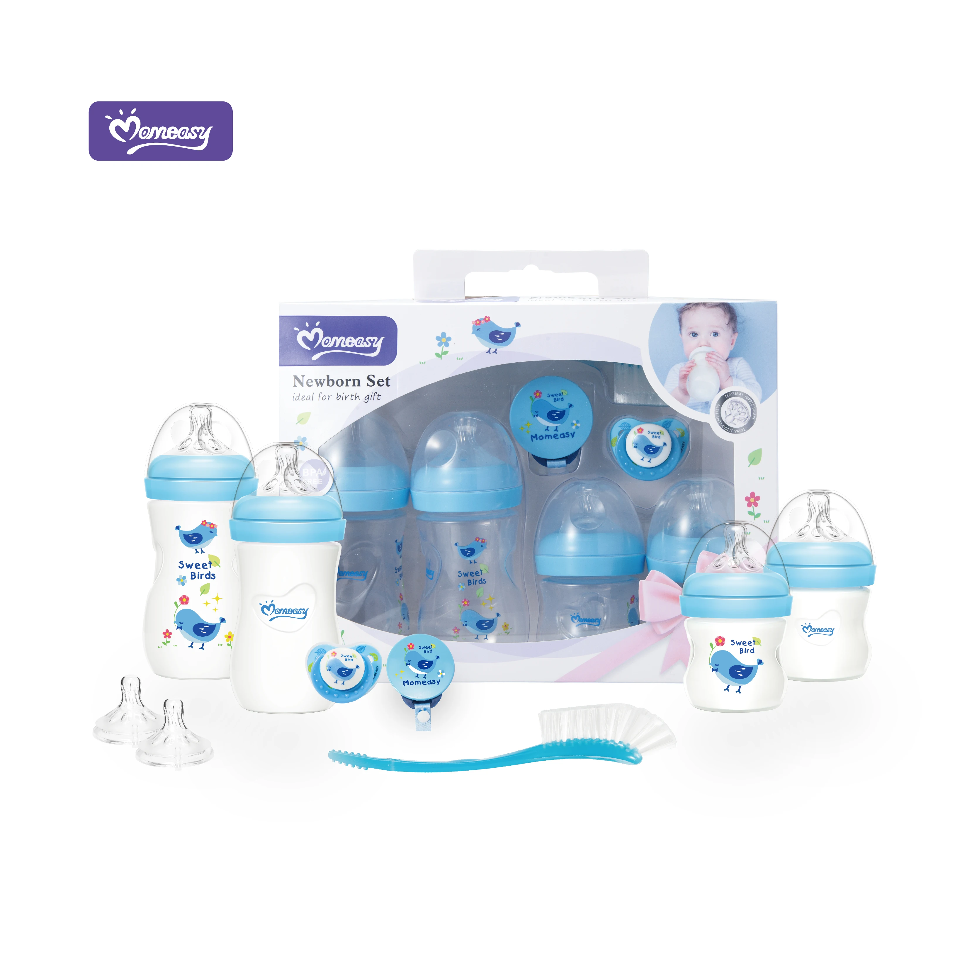Бутылочка для кормления младенцев Momeasy набор новорожденных минимальный заказ одна коробка Прямая поставка с