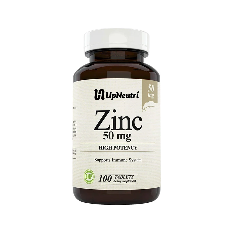 High Potency Vegan natural Oxide Zinc or Citrate Zinc 50mg Capsules for immunity system OEM ODM