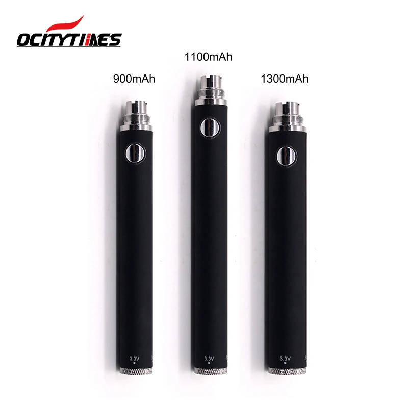 Ocitytimes cbd vaporizer 650mAh 900mAh 1100mAh vape battery EVOD Twist