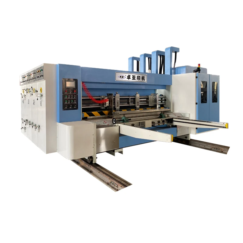 Automatic Cake Box Making Machine Printer Slotter Machine Fruit Vegetable Box Pizza Box Die Cutting Machine