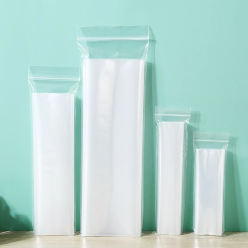 Ziplock resealable plastic bags zipper locking bags polyethylene sealing transparent bags for clothing