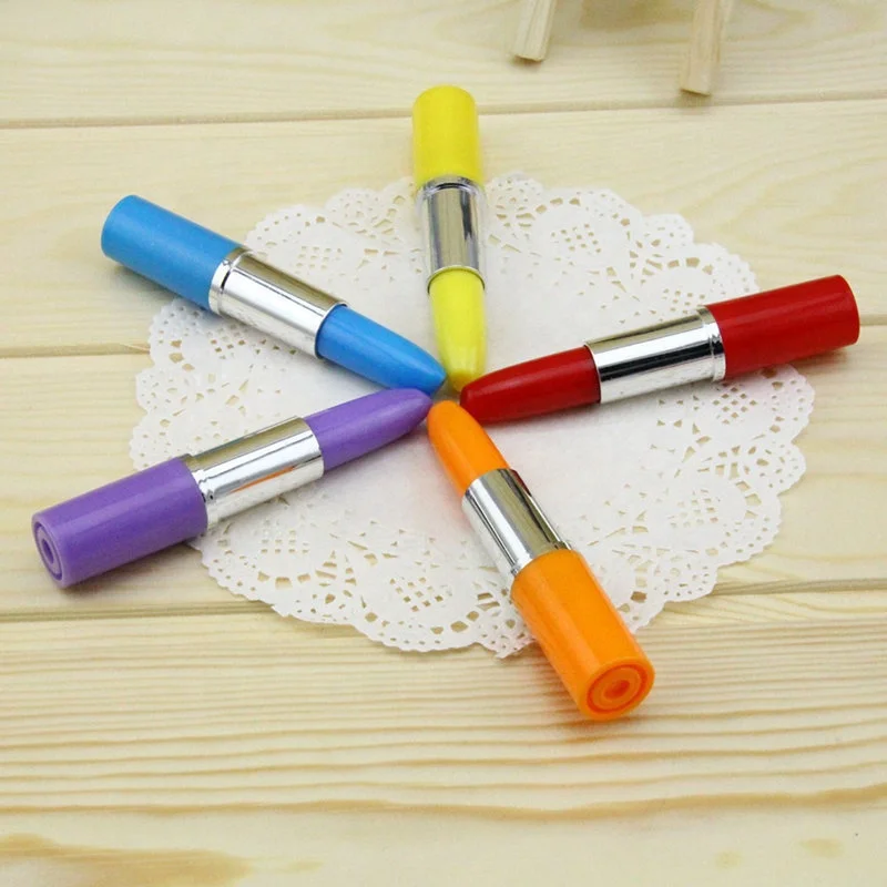 promotional item china novelty lipstick shape ball pen for school stationery mini ballpoint pen