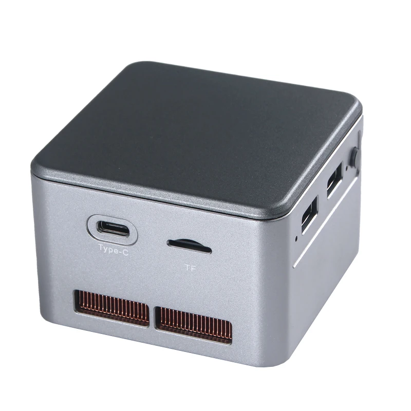 Piesia N5105/N6005 Max 2.90GHz 1*HDMI 1*Type-C 2*USB 4*LAN Office Mini PC for Tablet PC