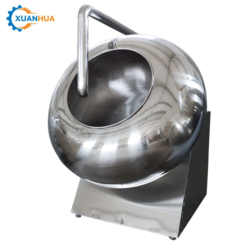 Own spare parts production line nuts sugar coating polishing machine candy sugar panning coating machine