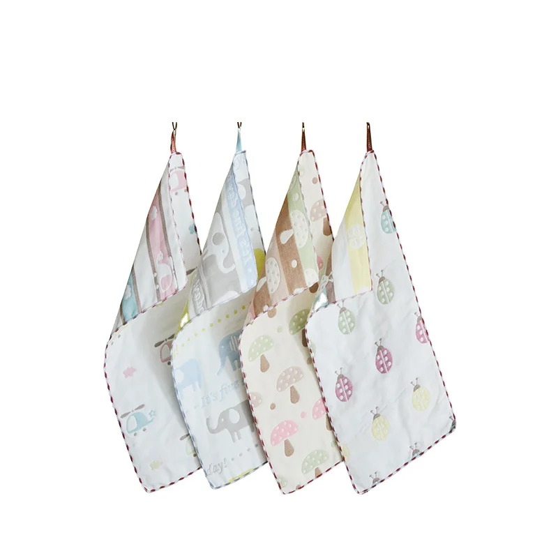 
2021 OEM quality international top level Recycled custom printing soft skin comfort baby cotton face towel 