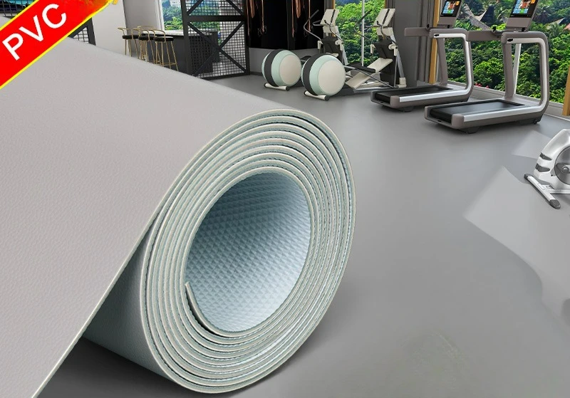 Grey PVC Plastic Leather Anti-cement Direct Shop Anti-skid Factory Workshop Thickened Wear-resistant Floor Mat