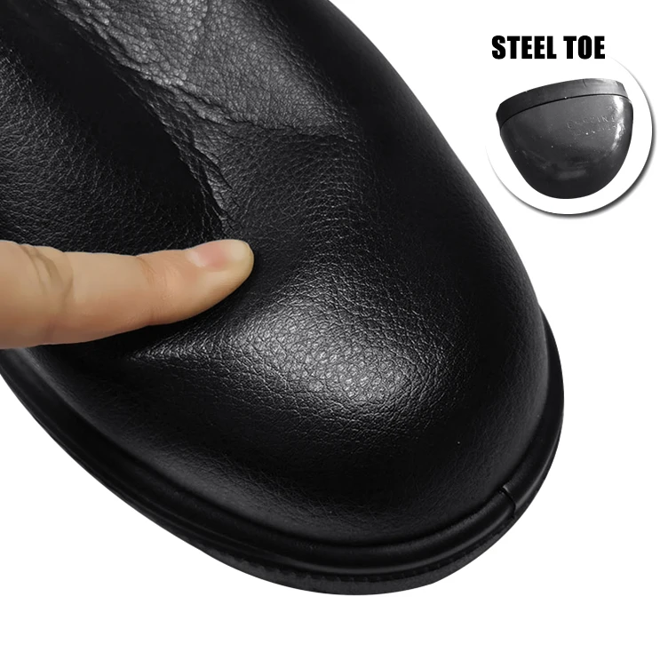 Steel Toe Design PU Injection Dual Density Outsole Anti-slip ESD Antistatic Cleanroom Safety Shoes