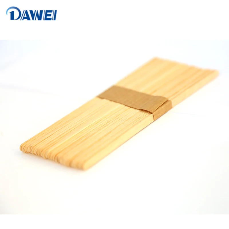 Экологичная мешалка для кофе из березового дерева с пользовательским логотипом