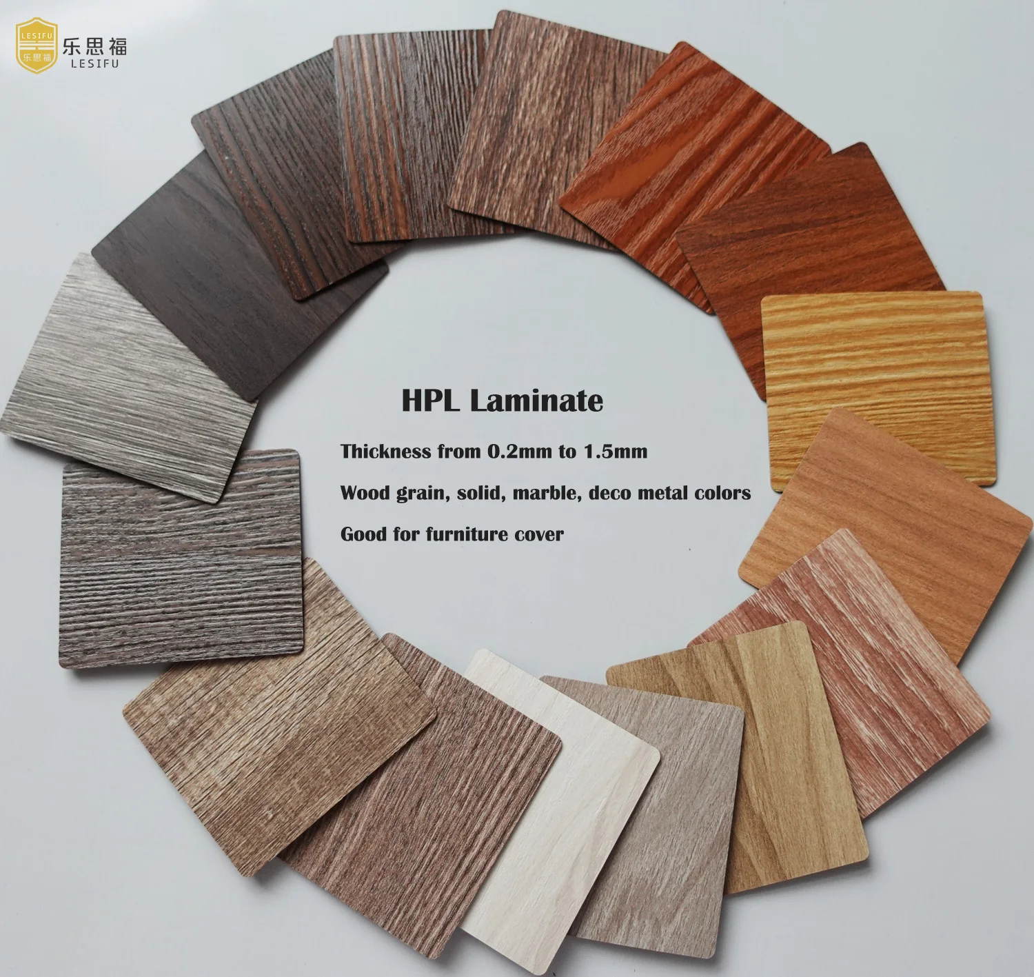 Lesifu waterproof fireproof bedroom furniture formica lamination price hpl laminate