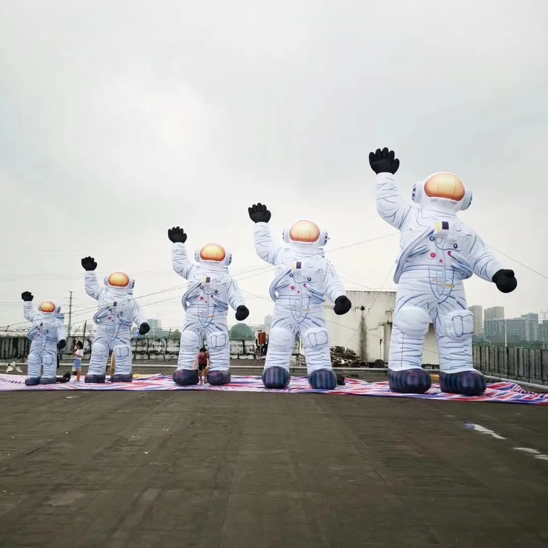 Advertising Oxford Inflatable Astronaut Mascot Space Man Model Giant Inflatable Astronaut With Led Lighting