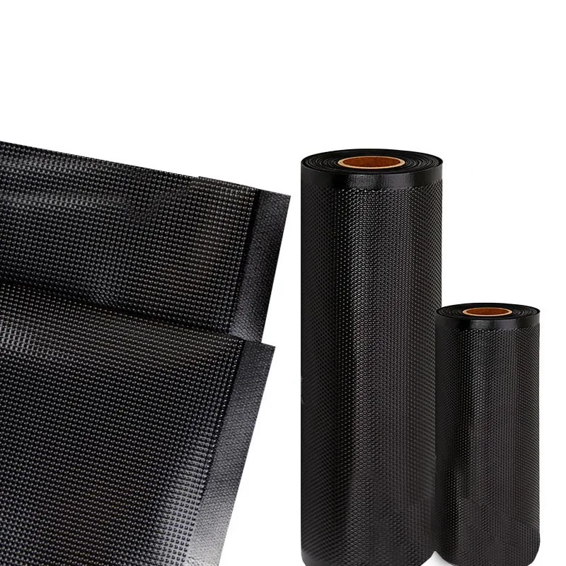  clear smooth and black embossed food saver pa/pe vacuum seal roll