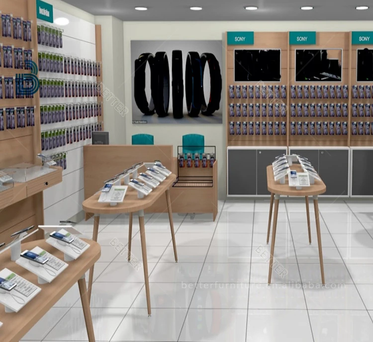2019 новый дизайн интерьерный магазин мобильных телефонов с Выставочной стойкой для мобильного телефона