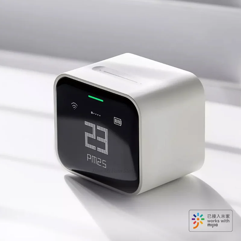 Детектор воздуха Xiaomi Youpin Qingping Lite Pm2.5 управление через приложение Mi Home работает с приложением Apple