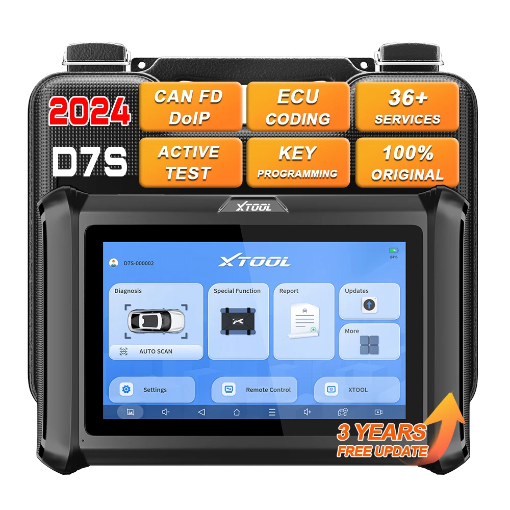 Wholesale XTOOL D7S Cars Diagnostic Tool OBD2 Code Reader CAN FD DoIP Bi-Directional Car scanner with 36 Services