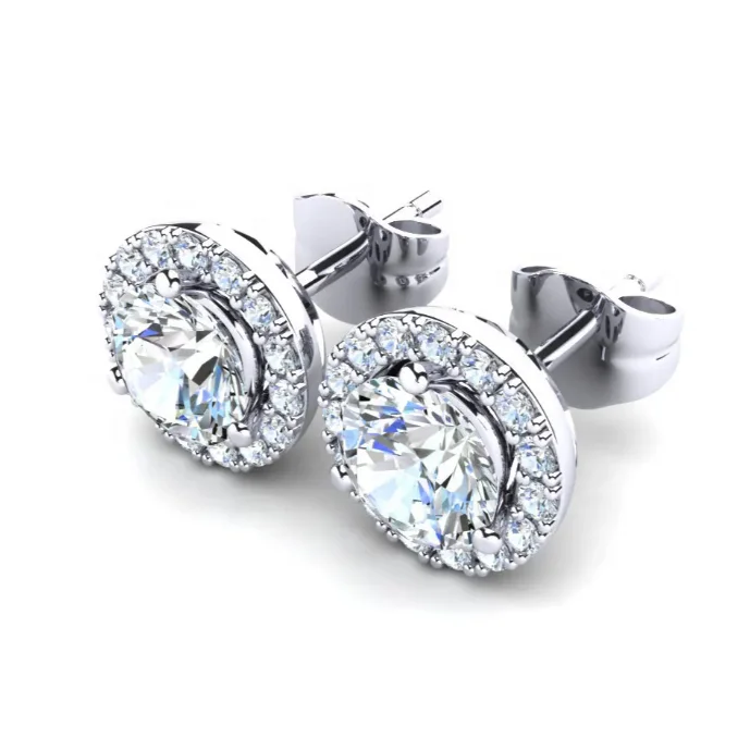 18k 14K 9K 10K real solid  gold /Silver 925 Sterling Custom Jewelry Natural Diamonds/Moissanite Classic Manufacturer wholesale