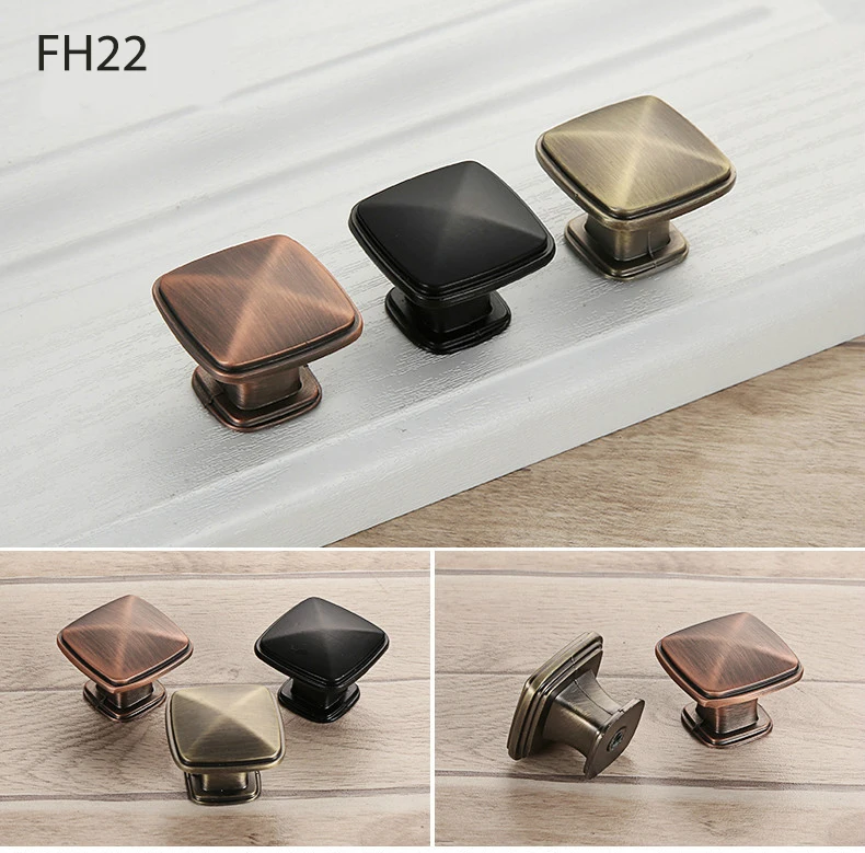 The Latest Customize Durable Using Various Furniture Handles Vintage Brass Color Lock Door Furniture Handle