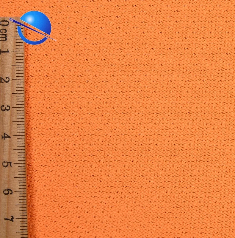 Быстросохнущая круглая трикотажная ткань для спортивной одежды, 100% полиэстер