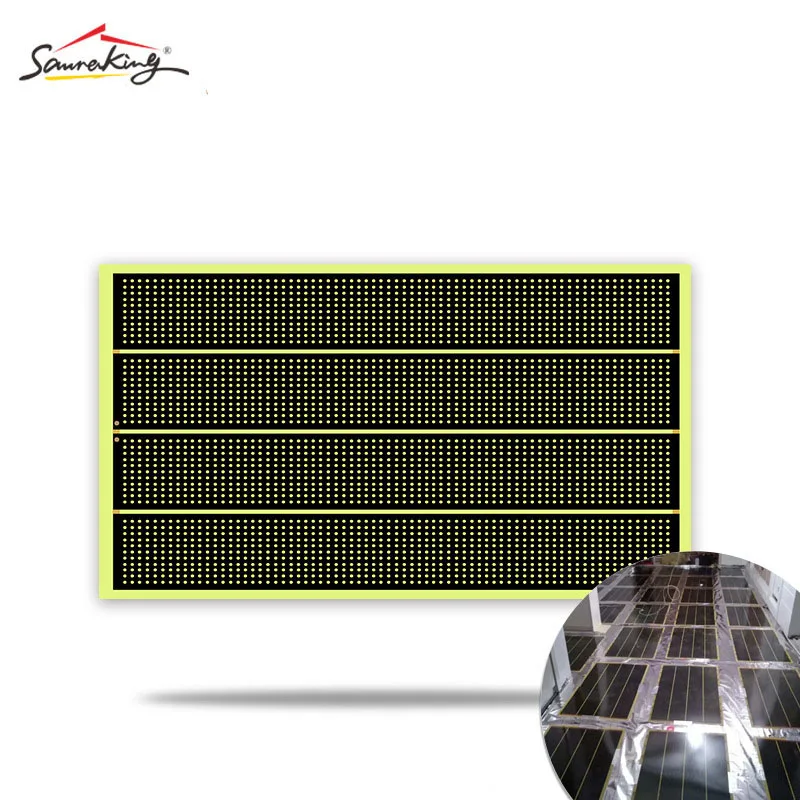Wholesale Far Infrared Electric Floor Heating System Heating Panels Infrared Carbon Crystal Heating Film Plates