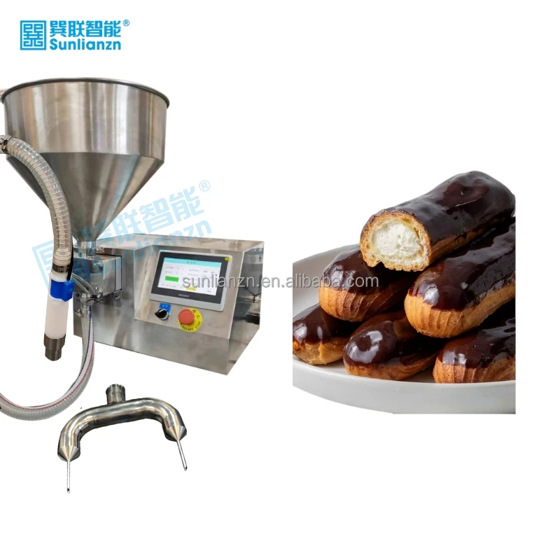 Small Premium  Tiramisu Cake Filling  Machine Croissant Bread Cream Chocolate Injecting Machine Hand Use