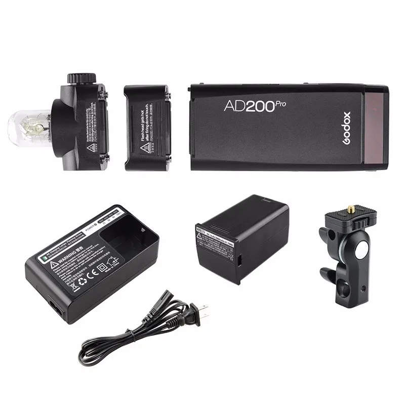 Вспышка godox ad 200pro для студийной фотосъемки, уличное освещение, аксессуары, Портативный Студийный стробоскоп