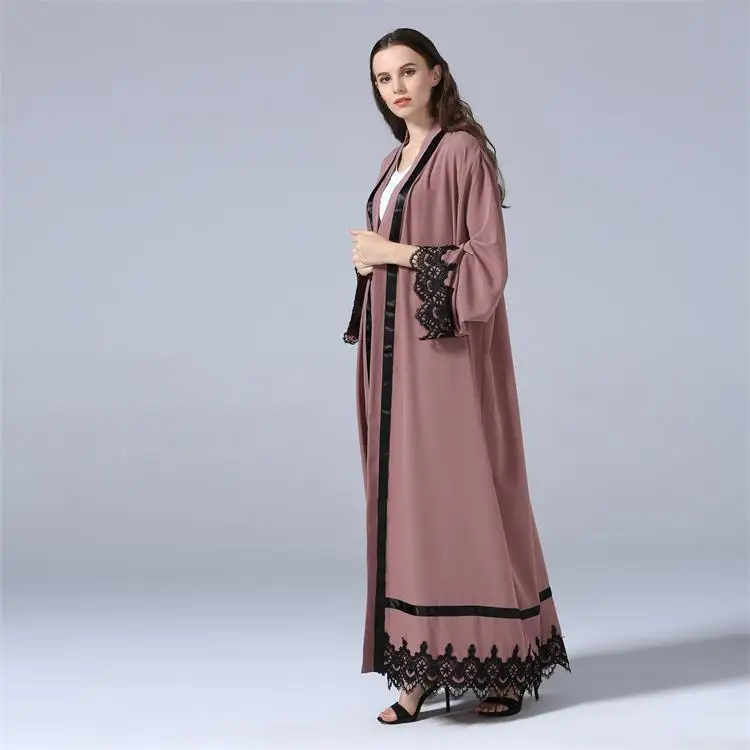 2024 турецкая исламская одежда baju Muslimah Jubah вышивка abaya femmes халат мусульманское платье Макси