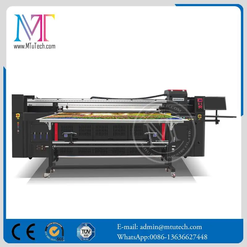 MTuTech Multifunction Combo UV Printer Factory Acrylic uv pvc foam board flatbed printer