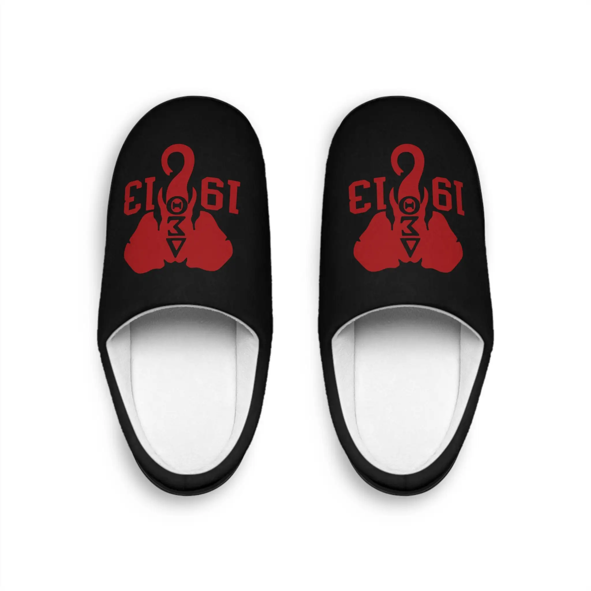 wholesale designer Delta Sigma Theta Slippers sorority indoor Slipper Red and Black women designer sandals for men slides women