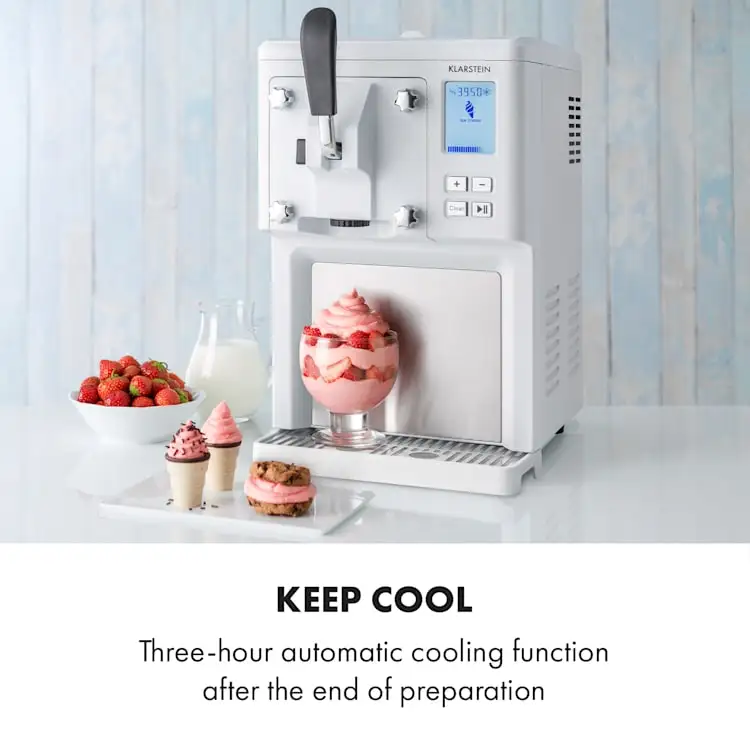 2024 New Soft Ice Cream Machine Commercial Standing Ice Cream Maker 200W Soft Serve Ice Cream Machine