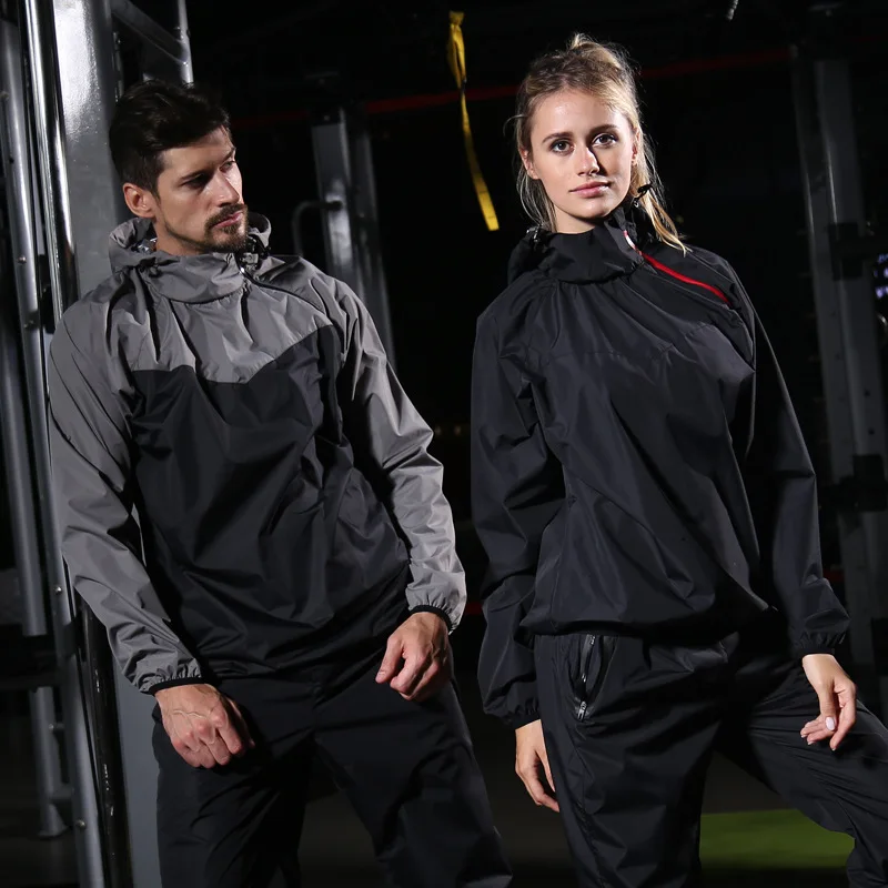 HOTSUIT Sauna Suit for Men Sweat Sauna Jacket Pant Gym Workout Sweat Suits