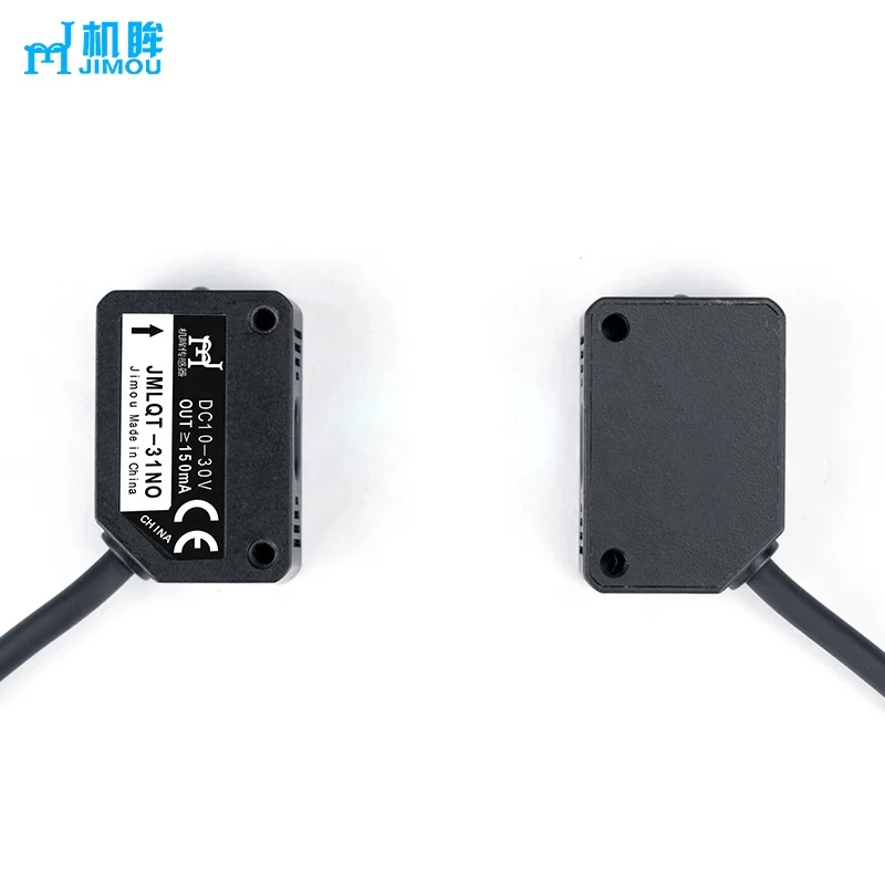 JIMOU  high quality square laser sensor through beam mode red light sensor