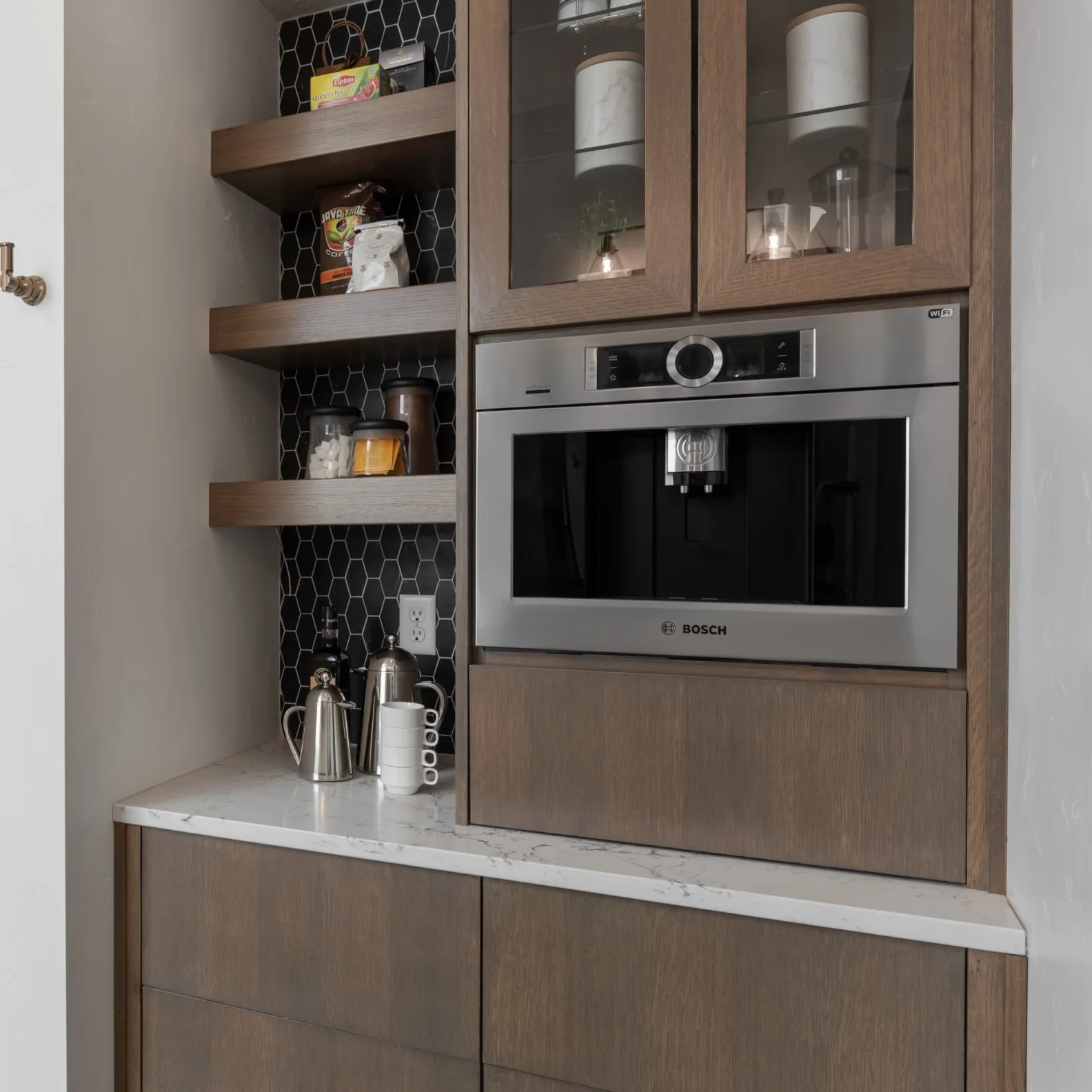 Miniature Full Oak Kitchen Cabinets with Island and Counter Top Set Whole Wood MDF rustic Style for Villa Island