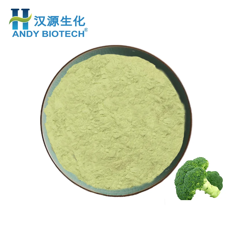 100% Pure Natural Broccoli Extract 13% Glucoraphanin Powder Broccoli Seed Extract