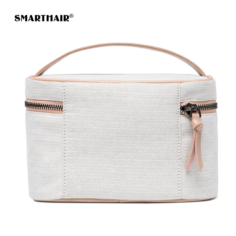 Makeup Brush Tool Bags Holder Cosmetic Plain Make up Bag Custom Logo Printed Canvas Customized Cosmetic Bag