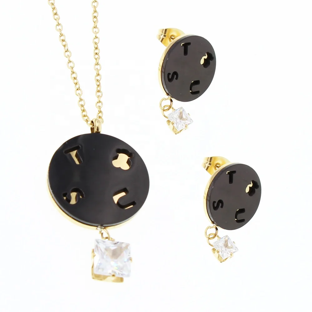 
Fashion Cute Jewelry Sets hollow animal Shaped pendant Necklace Stainless Steel Women jewelry 