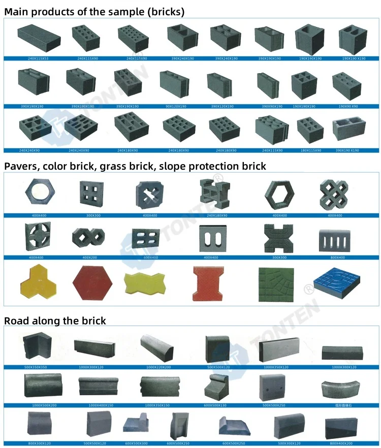 DF4-40A Ash Cement Block Press Machine Brick Making Machinery