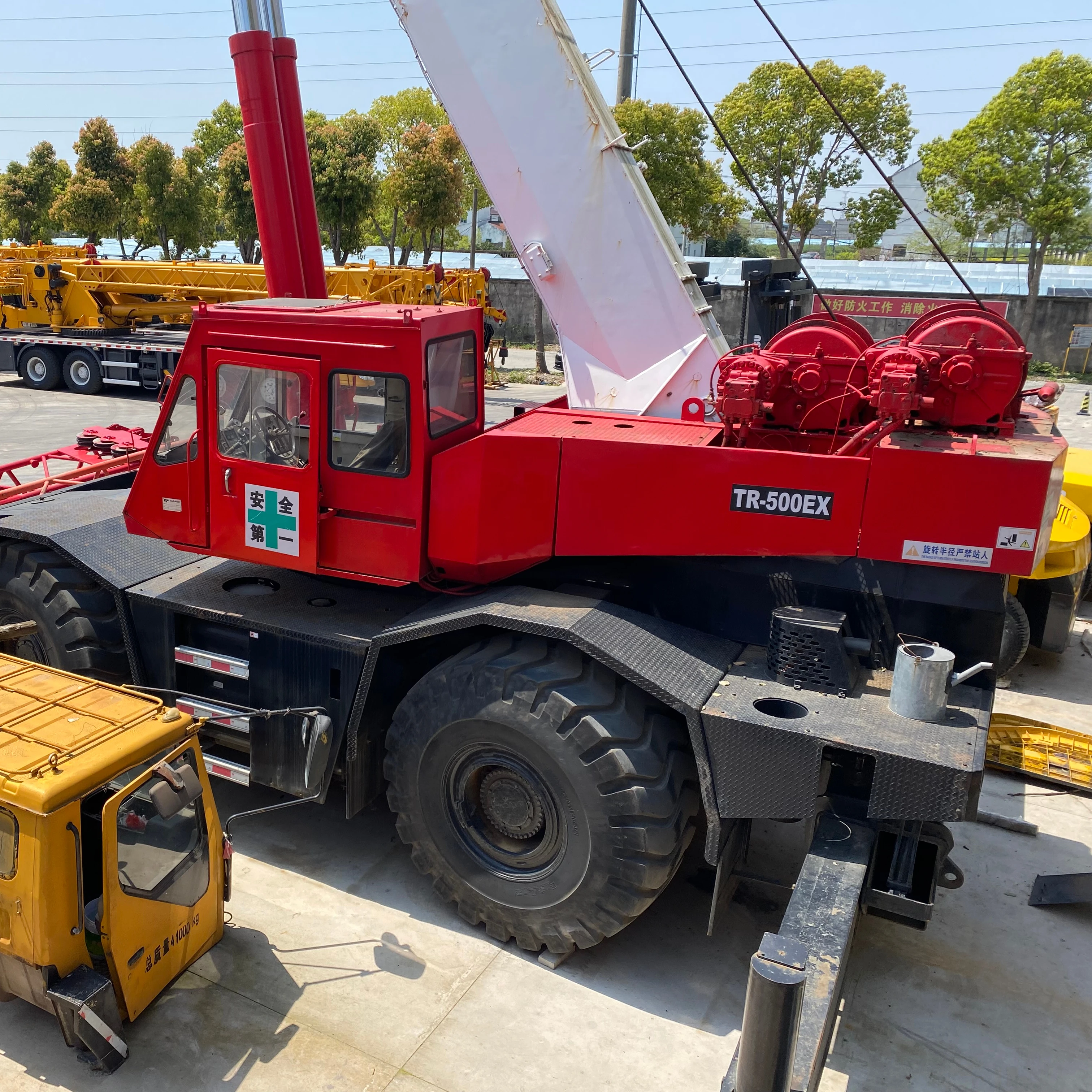Used TADANO TR-500EX 50Ton  Rough Terrain Crane Second Hand