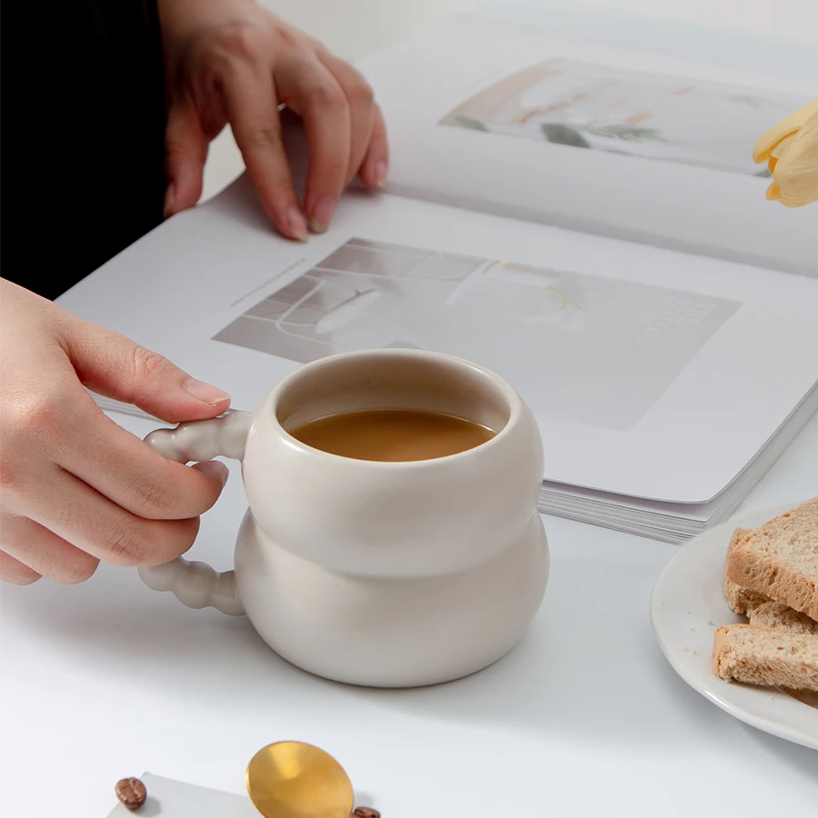 Personalized Christmas gift porcelain coffee tea mugs custom logo cute ceramic mug cup