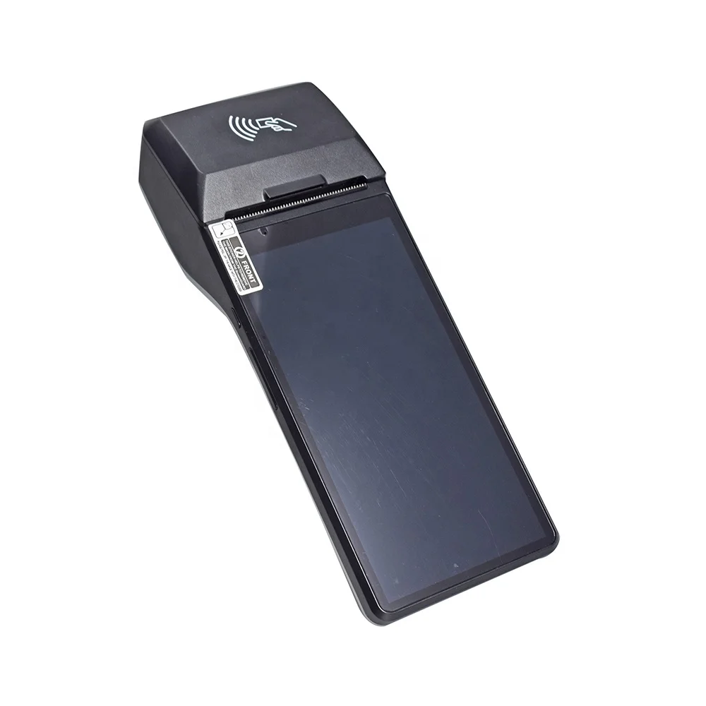 6 Inch Handheld Android Blue tooth Mobile Payment Portable Touch Screen Pos Printer Machine