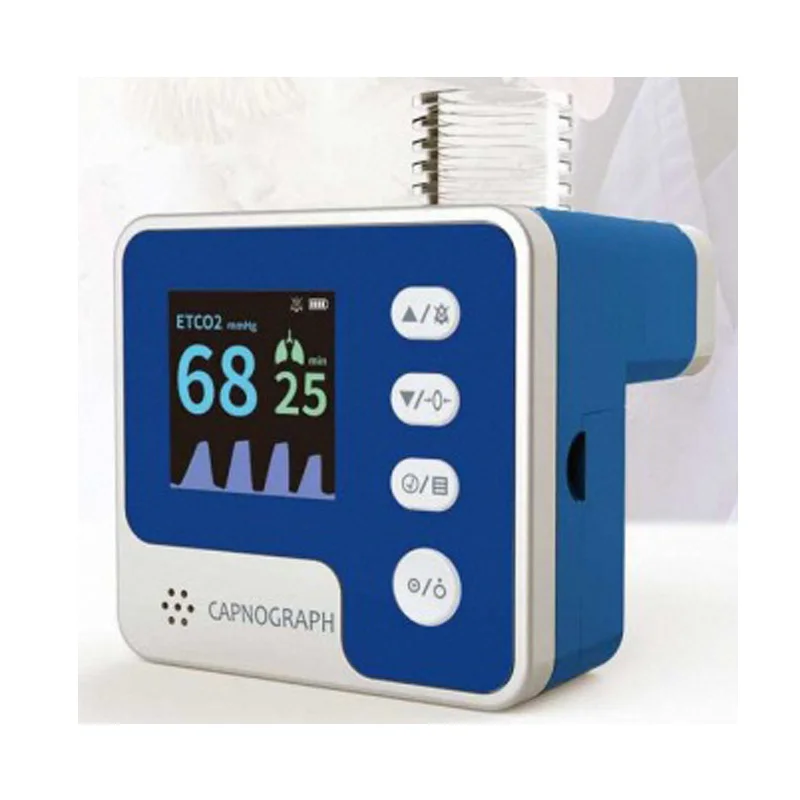 Veterinary Etco2 Handheld Capnograph Monitor Veterinary Pulse Oximeter Monitor