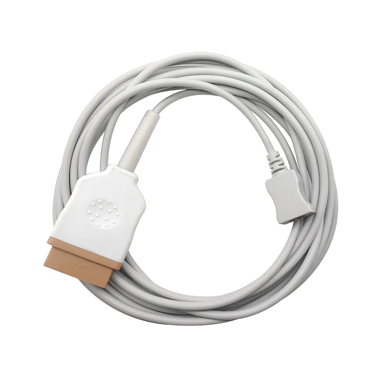 China factory reusable Spo2 sensor extension cable SpO2 adapter Cable to GE