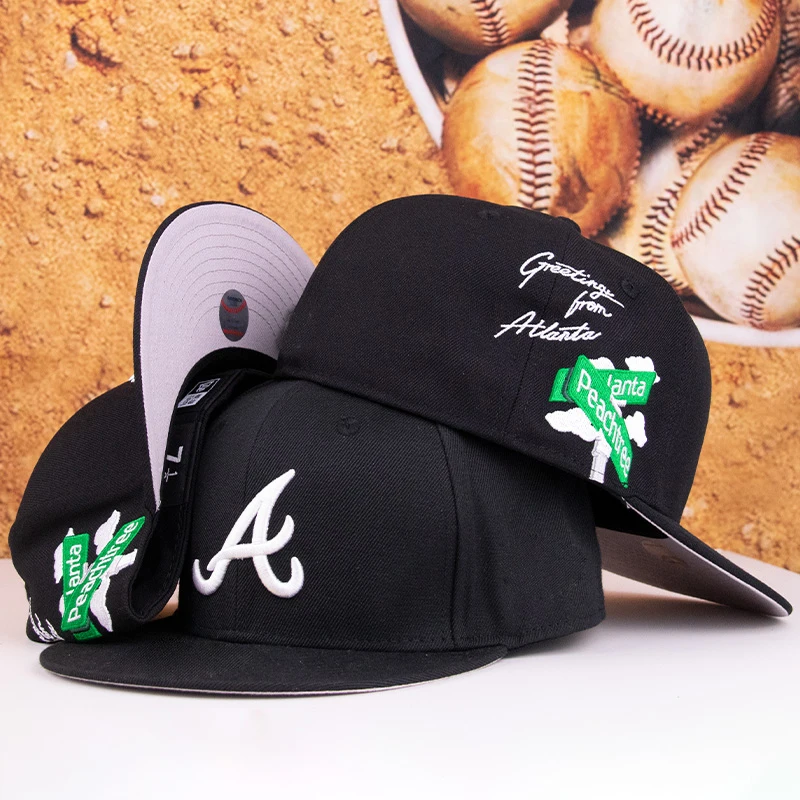 2407 Custom Wholesale Unisex Fashion Hip Hop Outdoor Snapbacks 3D Embroidery Sports 6 Panel Branded Men Caps