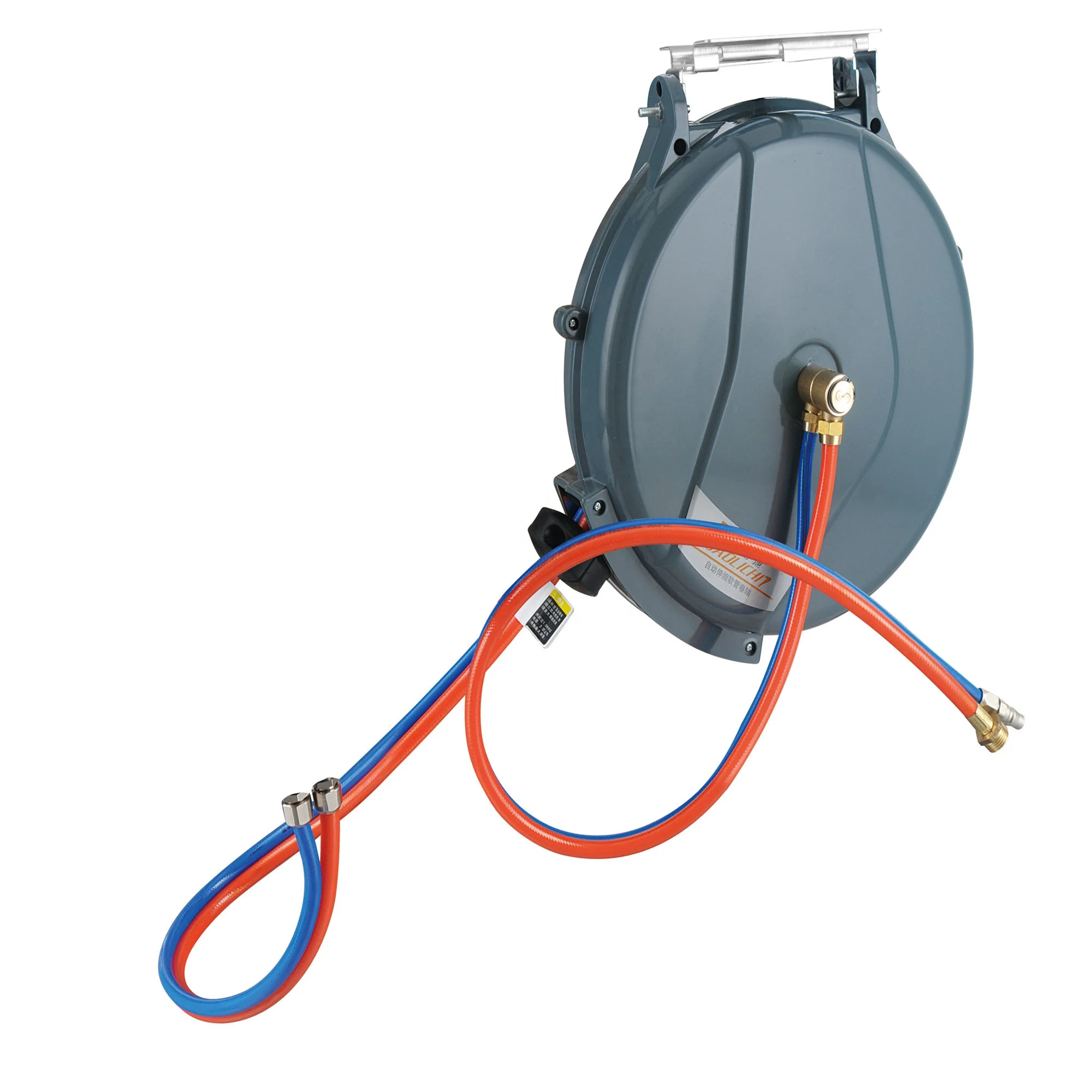 Factory Direct Sale Wall Mount Garden PVC 12M Retract Roll Rotating Hose Pipe Reels Car Wash Air India Box Parts