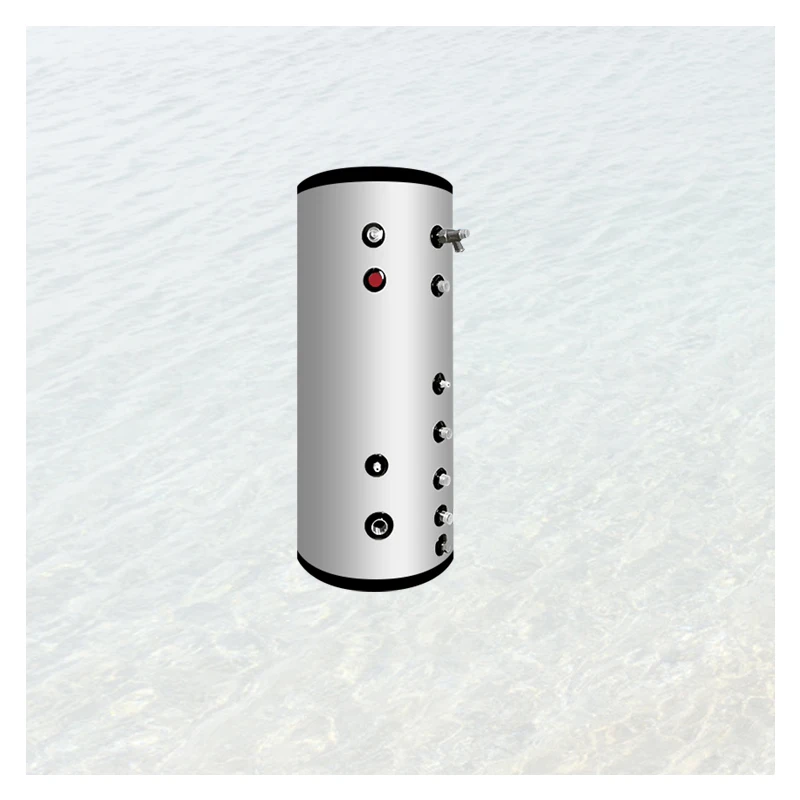 Stainless steel water tank with coil for air to water heat pump 100L